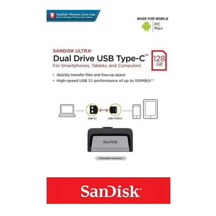 Sandisk USB 128GB Ultra Dual Type C
