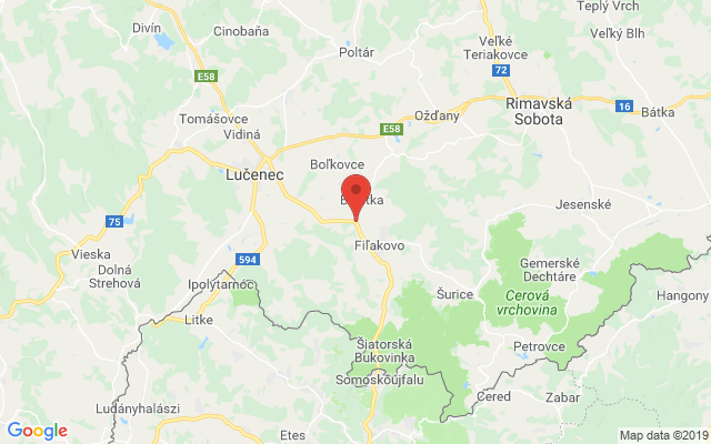 Google map: Kurtáň 299